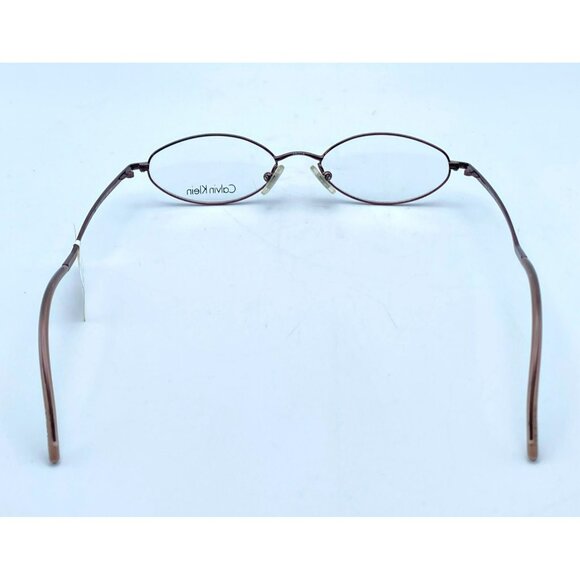 Calvin Klein Eyeglasses Glass Frame CK411 Brown Light Bronze 48-16-135 MSRP $199 - Picture 5 of 10